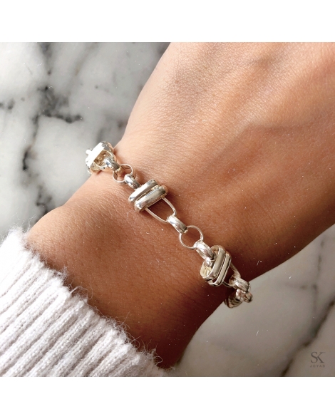 ( PP1107 ) Pulseras Plata