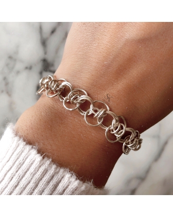 ( PP1138 ) Pulseras Plata