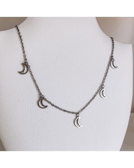 ( S420 ) Collar con Lunas A.Q.